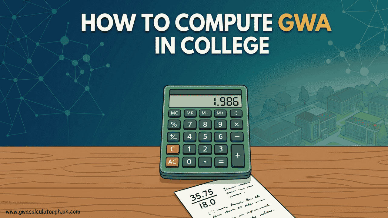 How to Compute GWA in College